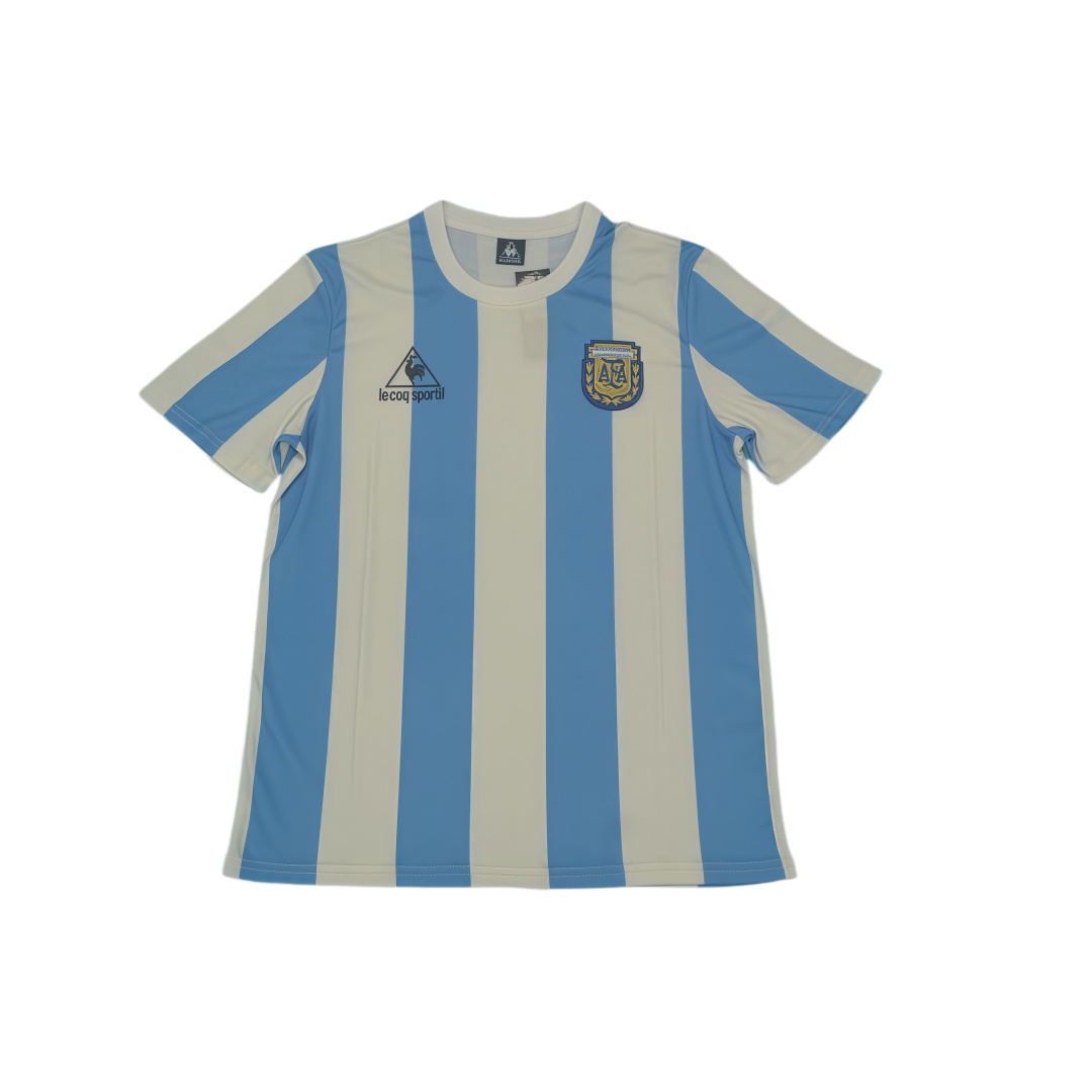 1986 Argentina Home Retro Football Shirt 1986 Argentina Home Retro Football Shirt